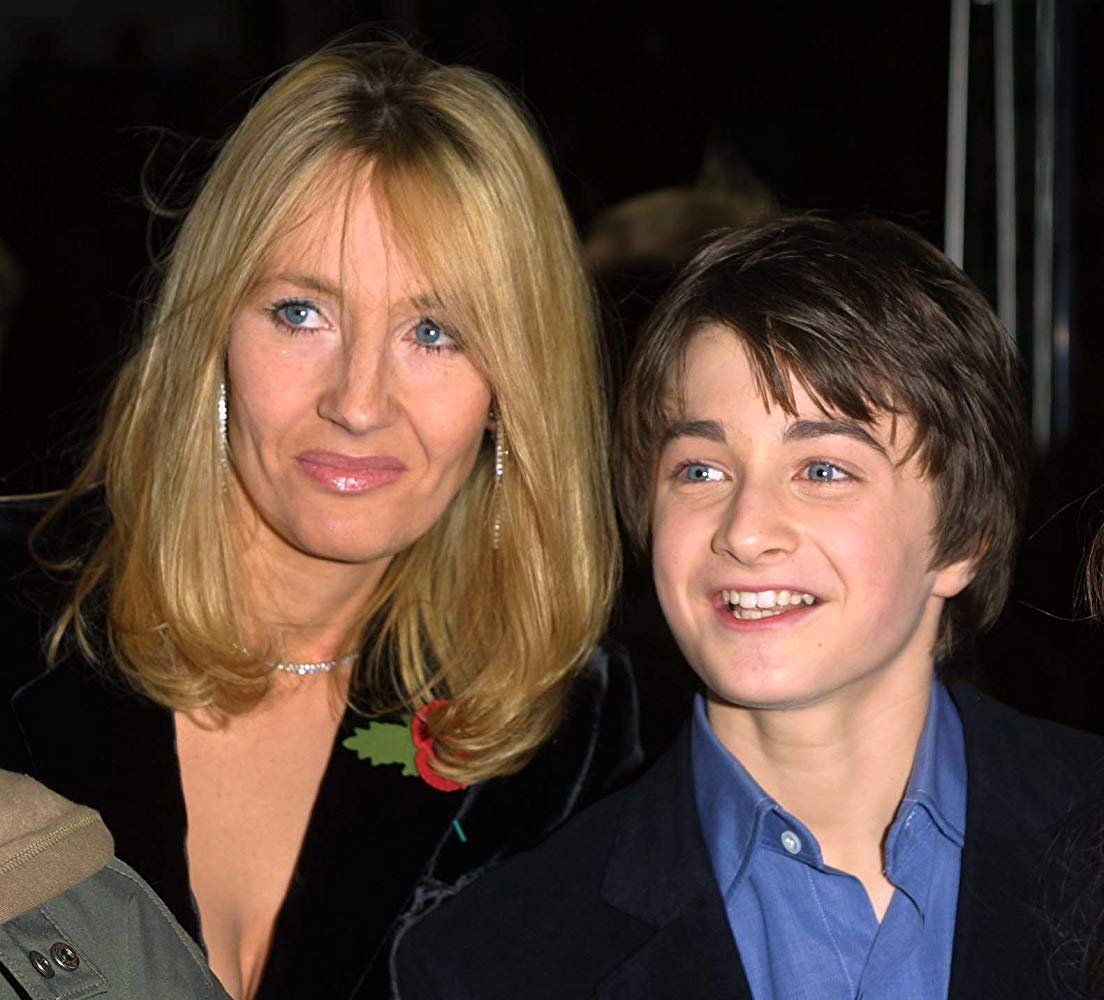 Daniel Radcliffe e J.K. Rowling (Fonte: IMDb/Reprodução)