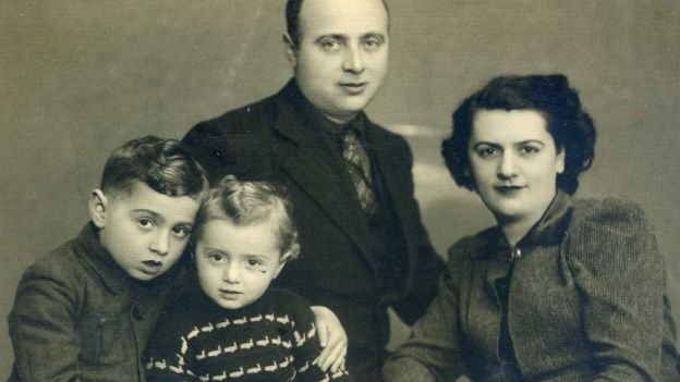 família morta durante o Holocausto