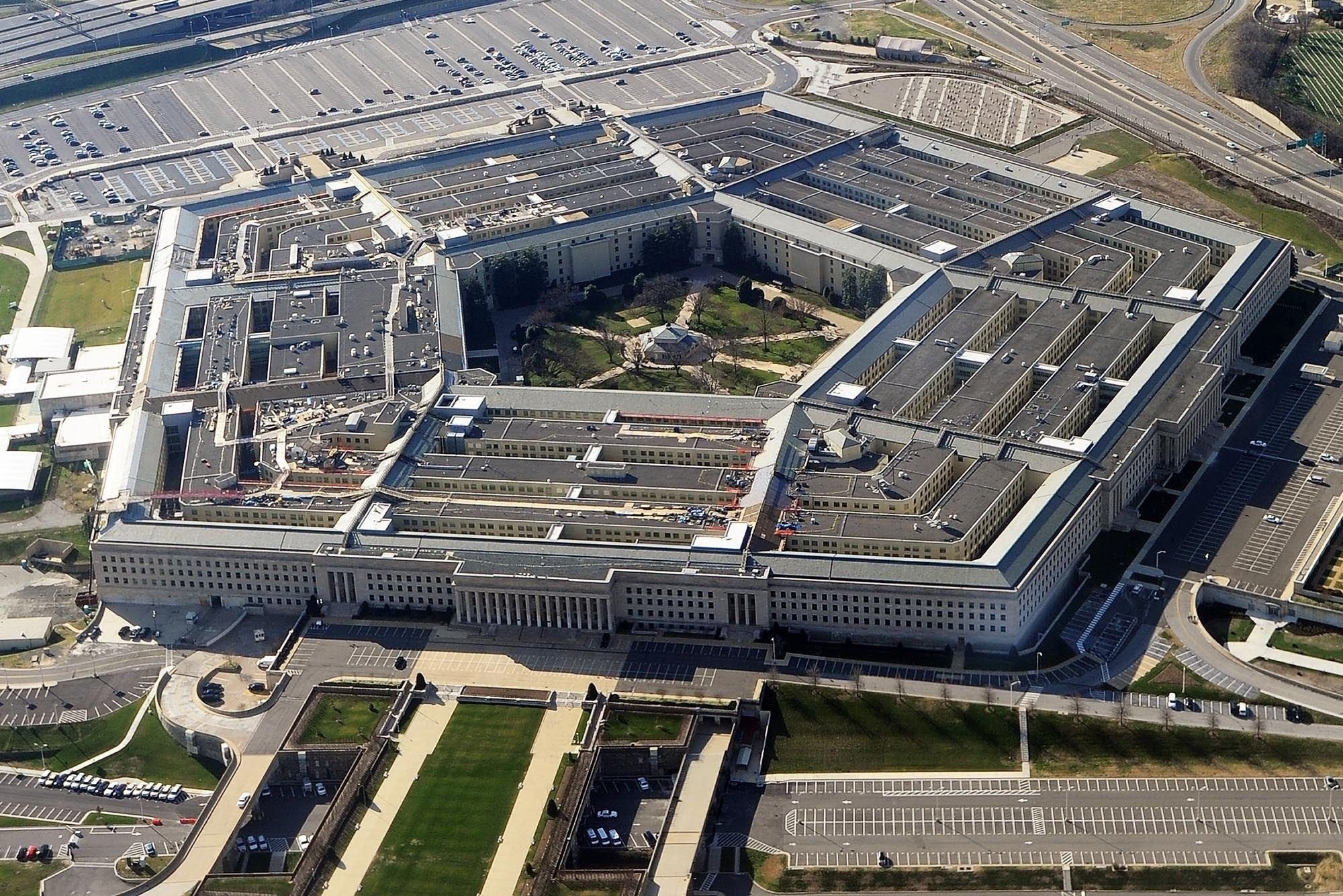 Pentágono, nos Estados Unidos, onde está localizado o Departamento de Defesa do país.