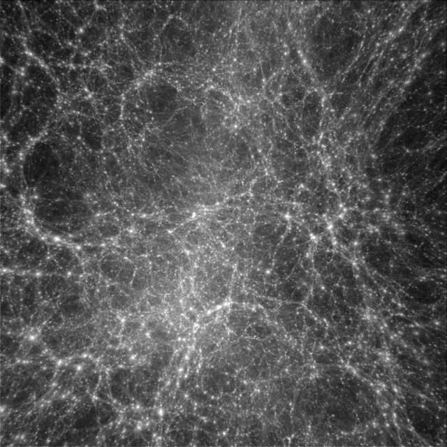 A organização de uma Matéria Escura. (Fonte: Institute for the Physics and Mathematics of the Universe/Reprodução)
