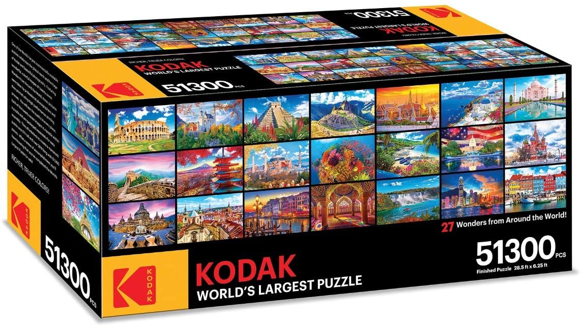 Quebra-cabeça da Kodak conta com mais de 51.300 peças (Fonte: Amazon / Reprodução)