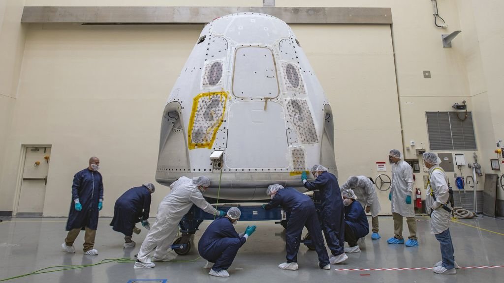 Cápsula Crew Dragon da SpaceX