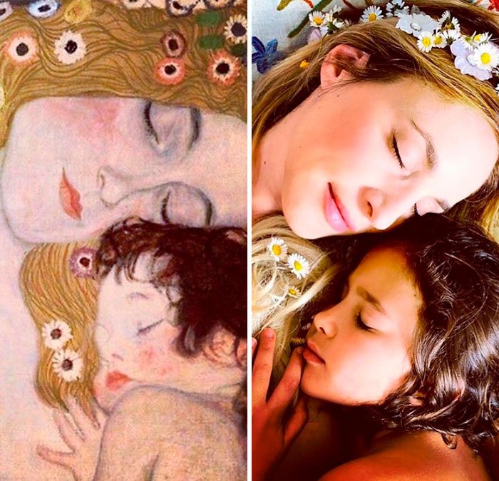 "Mãe e Criança", Gustav Klimt