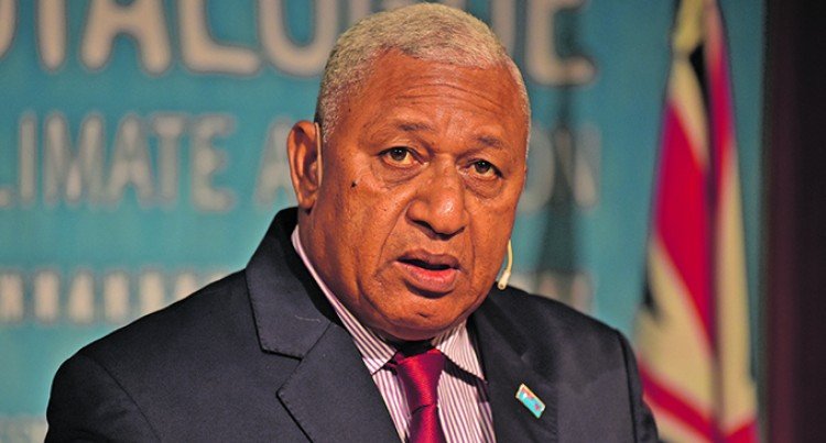 Frank Bainimarama, o primeiro-ministro de Fiji. (Fonte: Fiji Sun/Reprodução)