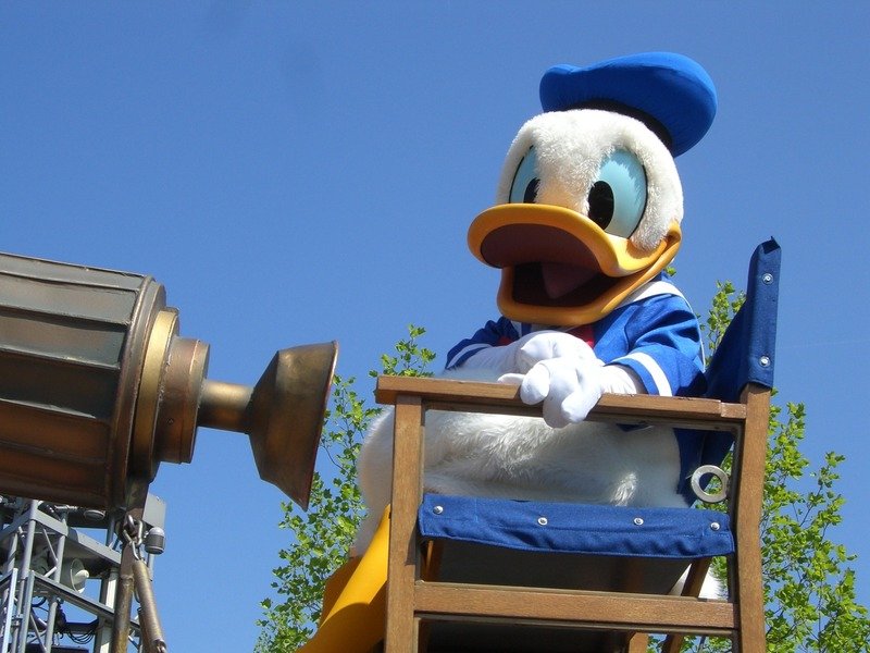 Pato Donald da Disneylândia de Paris. (Fonte: Pixabay)