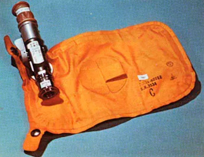Sistema de coleta de resíduos utilizado na missão Apollo 11