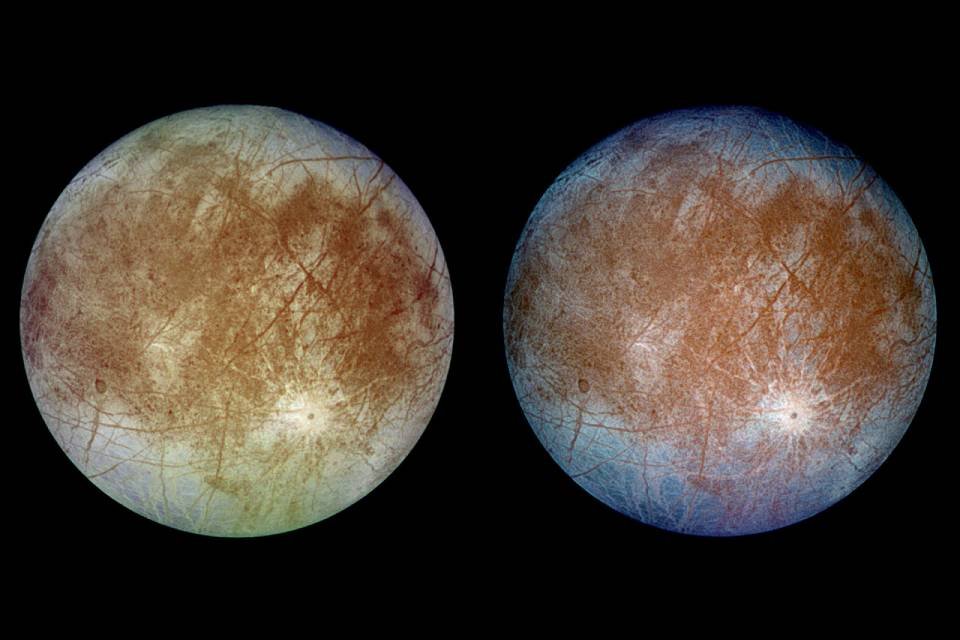 Imagem de Europa, lua de Júpiter, pode abrigar vida extraterrestre no megacurioso