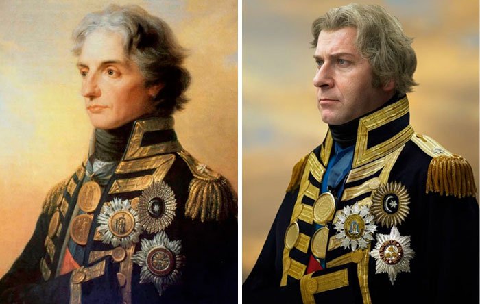 Almirante Horatio Nelson (1800) e William John Raglan Horatio Tribe