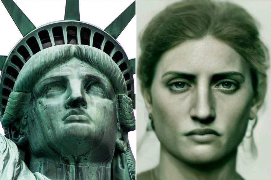 Lady Liberty, a "moça" da Estátua da Liberdade