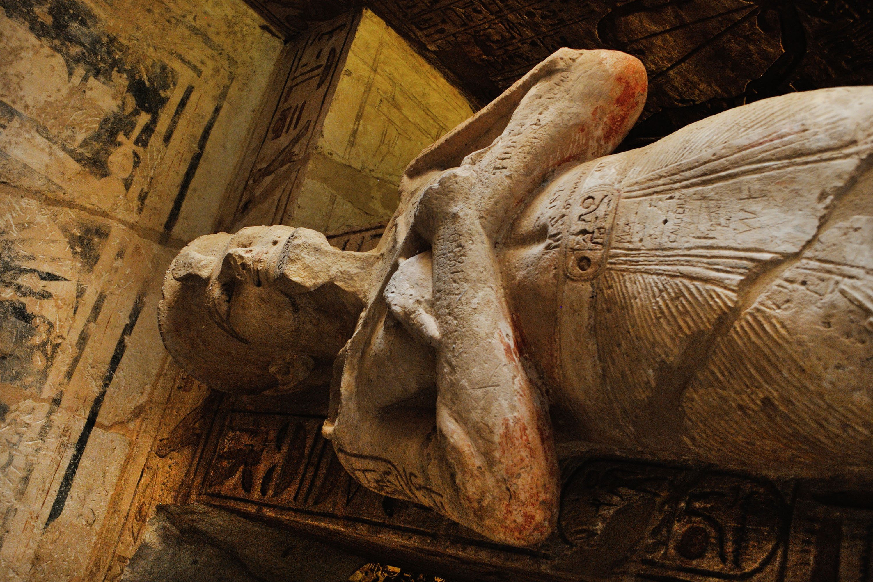 Múmia egípcia em perfeito estado de conservação