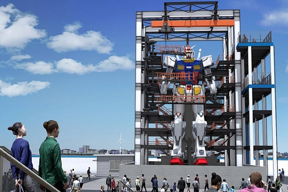 Imagem de Robô gigante de quase 20 m dá seus primeiros passos no Japão no megacurioso