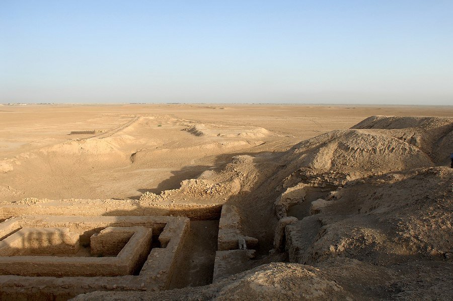 Sítio arqueológico onde a peça foi encontrada. (Fonte: Wikimedia Commons)