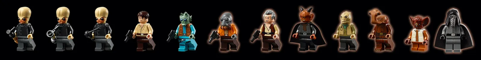 O conjunto inclui 21 minifigures dos personagens (Fonte: LEGO/Divulgação)