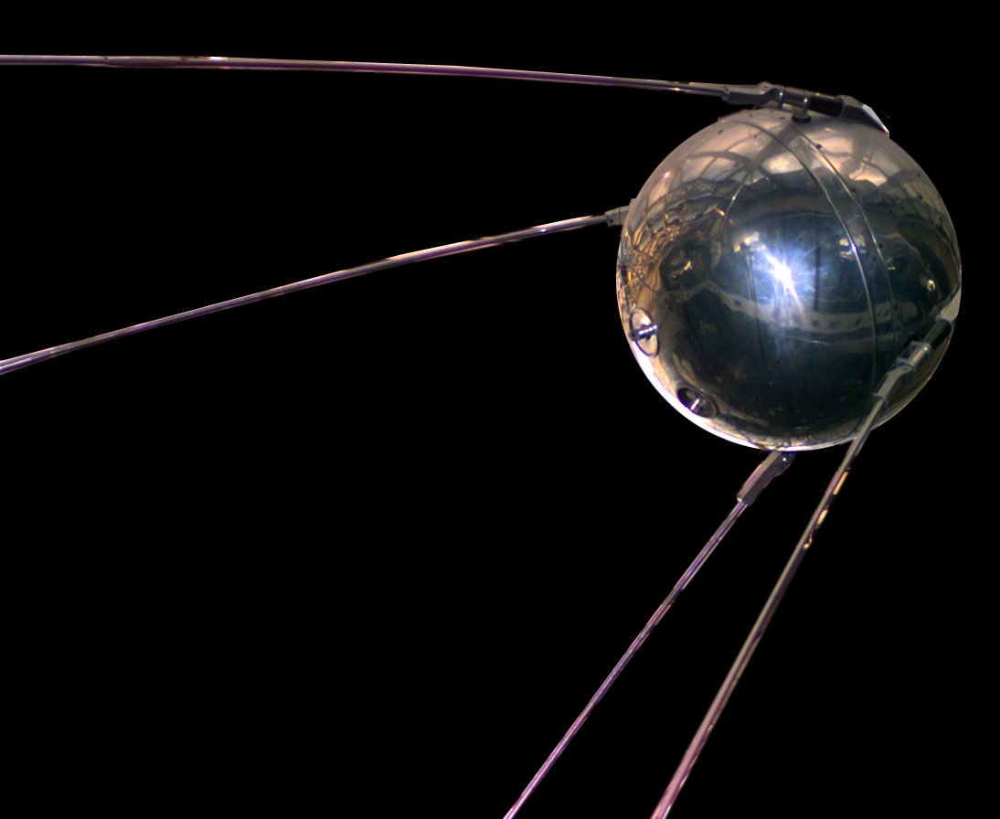 O Sputnik 1 foi o primeiro satélite artificial do mundo (Fonte: Wikimedia Commons)