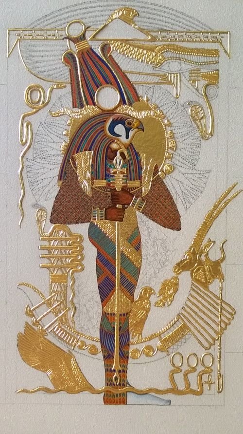 Sequer, deus-falcão da necrópole de Mênfis. (Fonte: Pinterest/Reprodução)