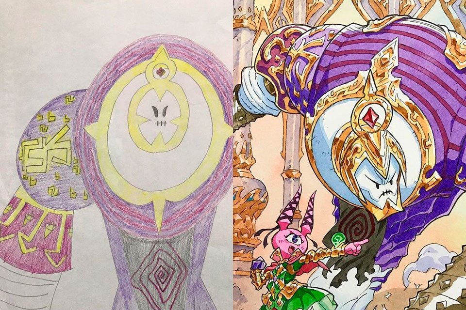 Imagem de Pai transforma desenhos dos filhos em animes fantásticos no megacurioso