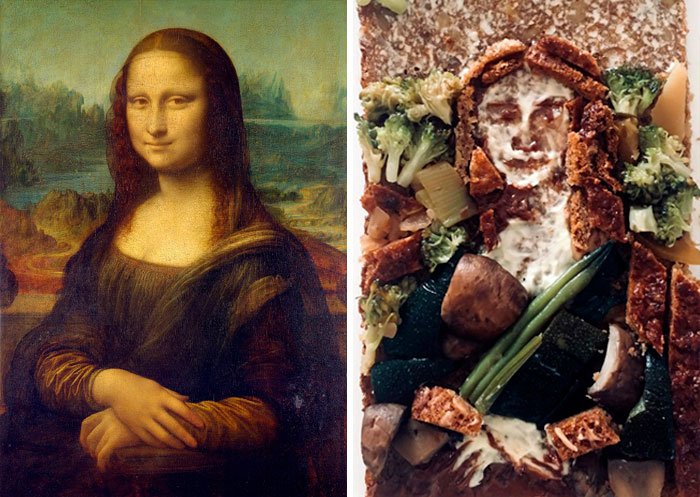 Uma das pinturas mais conhecidas do mundo também teve sua versão com comida