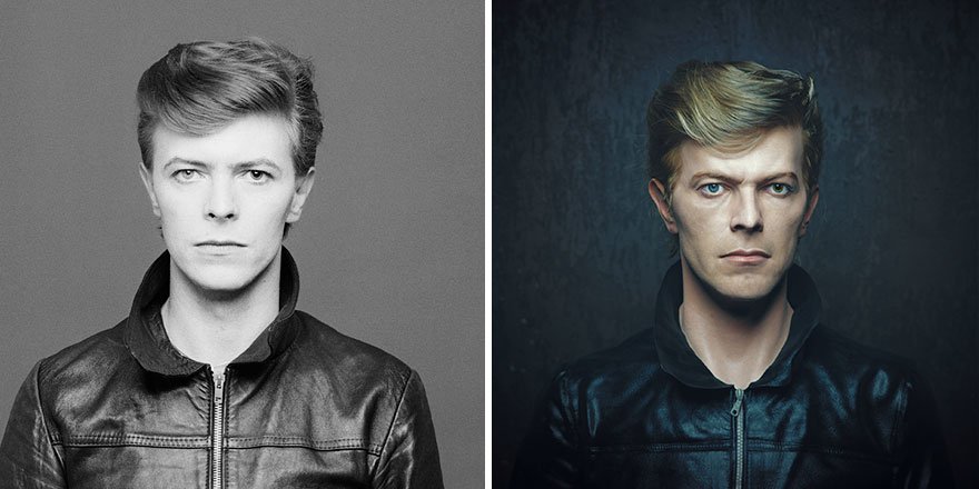 O modelo inspirado em Bowie é um dos mais realistas da lista