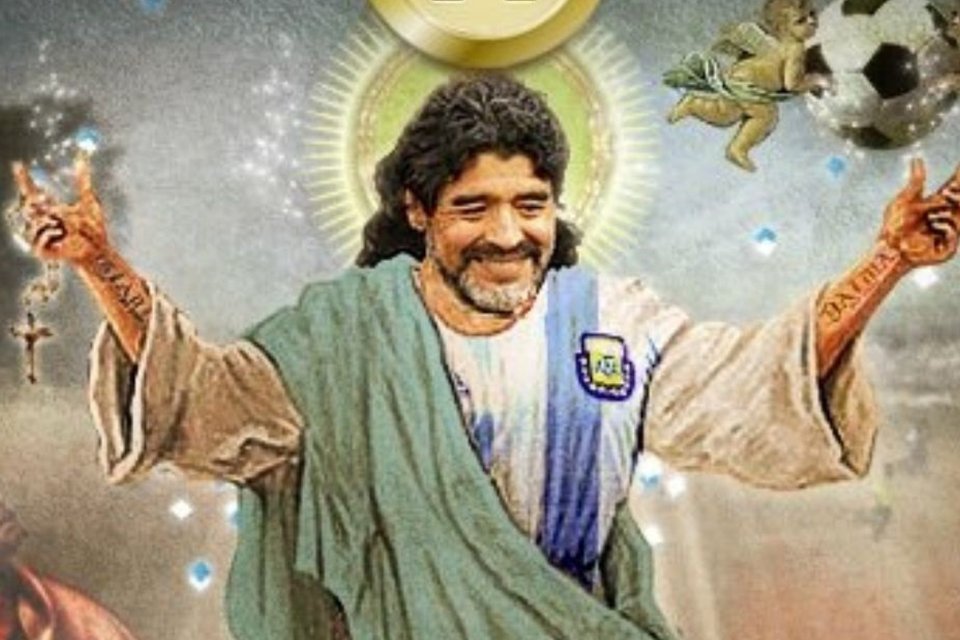 Imagem de Igreja Maradoniana: religião tem Maradona como 'Jesus' e 'Deus' no megacurioso