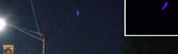 Imagem de Possível OVNI azul cruza os céus do Havaí e mergulha no oceano no megacurioso