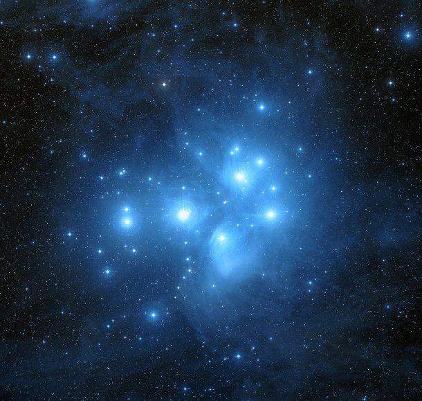 A constelação, vista pelo telescópio espacial Hubble.
