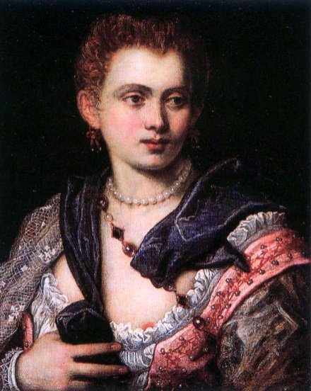 O retrato de Tintoretto.