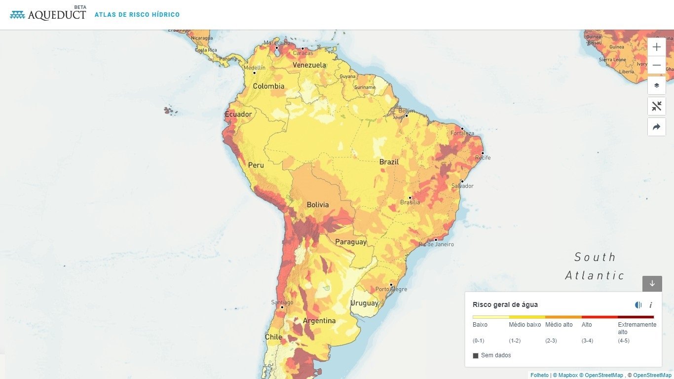 O Brasil, ao contrário do que se pensava, também pode vir a enfrentar escassez de água.