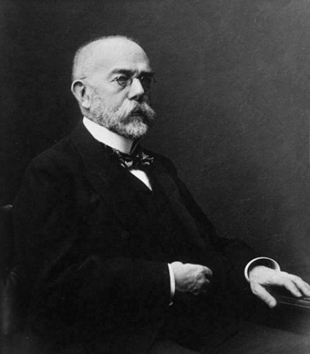 Robert Koch descobriu o causador da tuberculose em 1882. (Fonte: Wikimedia Commons)