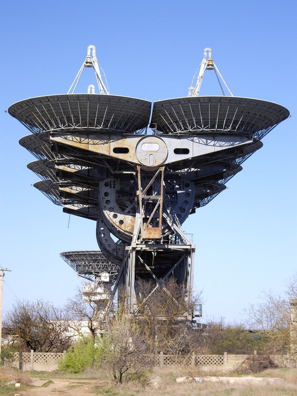 Primeiro radar planetário soviético (Fonte: Rumlin/Wikimedia Commons)