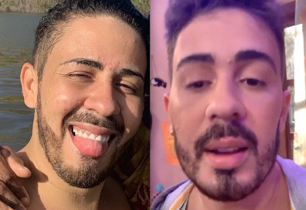 Antes e depois de Carlinhos Maia (Instagram/Reprodução)