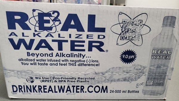 Real Water é uma água ionizada de base alcalina.