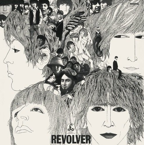 A capa do disco Revolver.