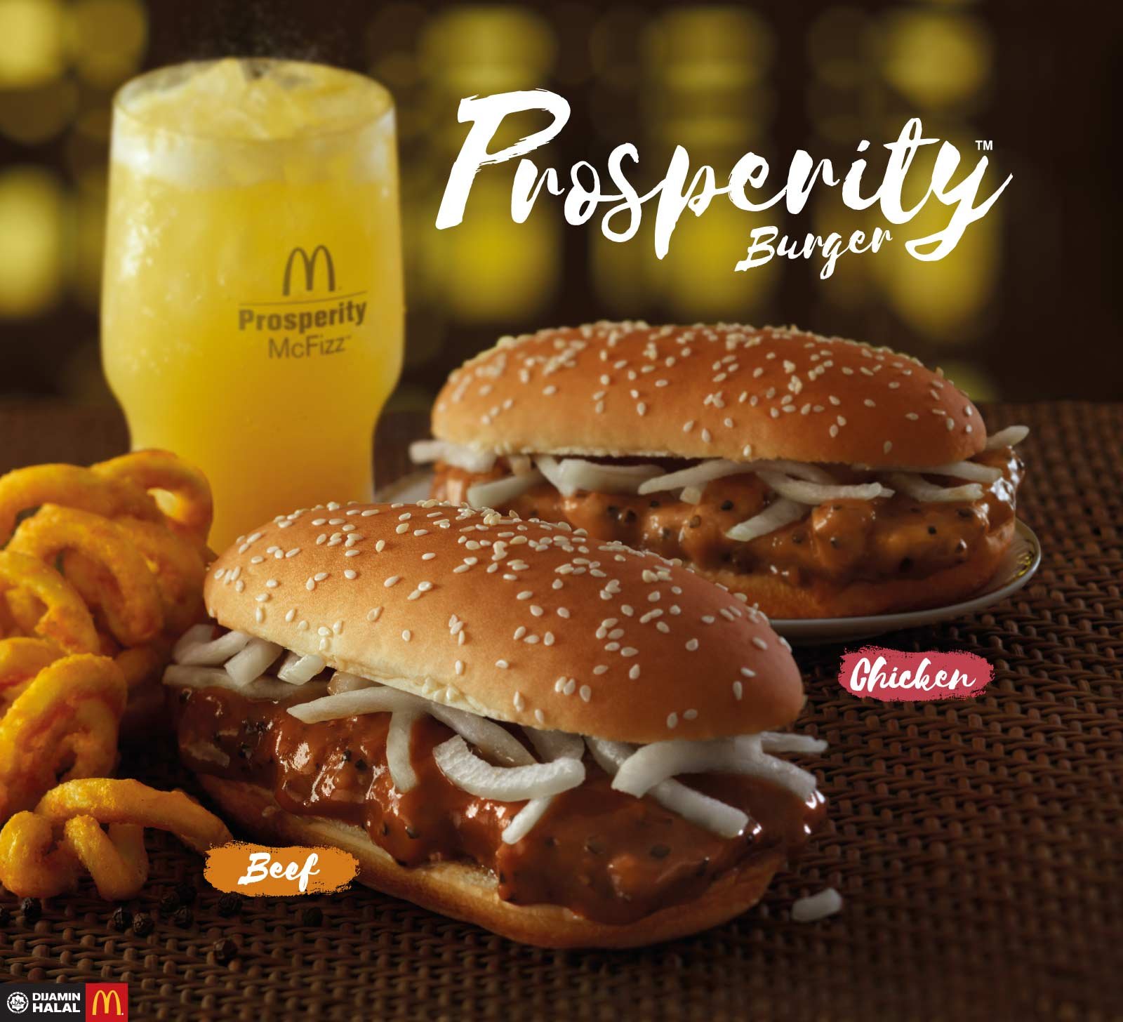Burger da prosperidade celebra ano novo chinês na Ásia. (Foto: Reprodução)