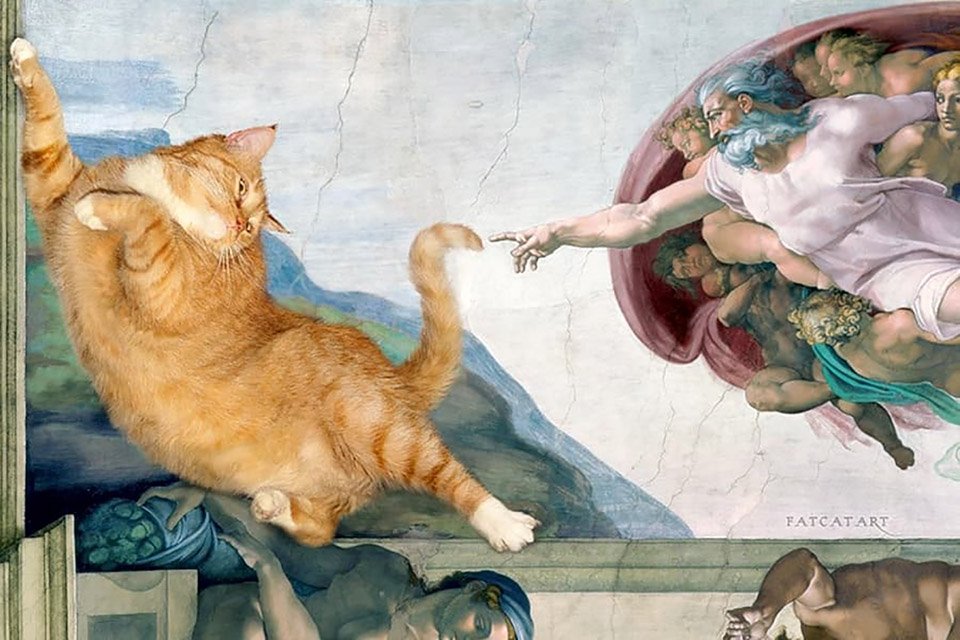 Os gatos sob o olhar de 10 artistas plásticos