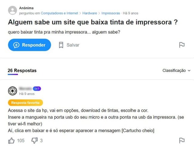 (Fonte: Yahoo! Respostas)