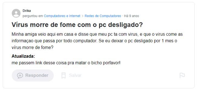 (Fonte: Yahoo! Respostas)