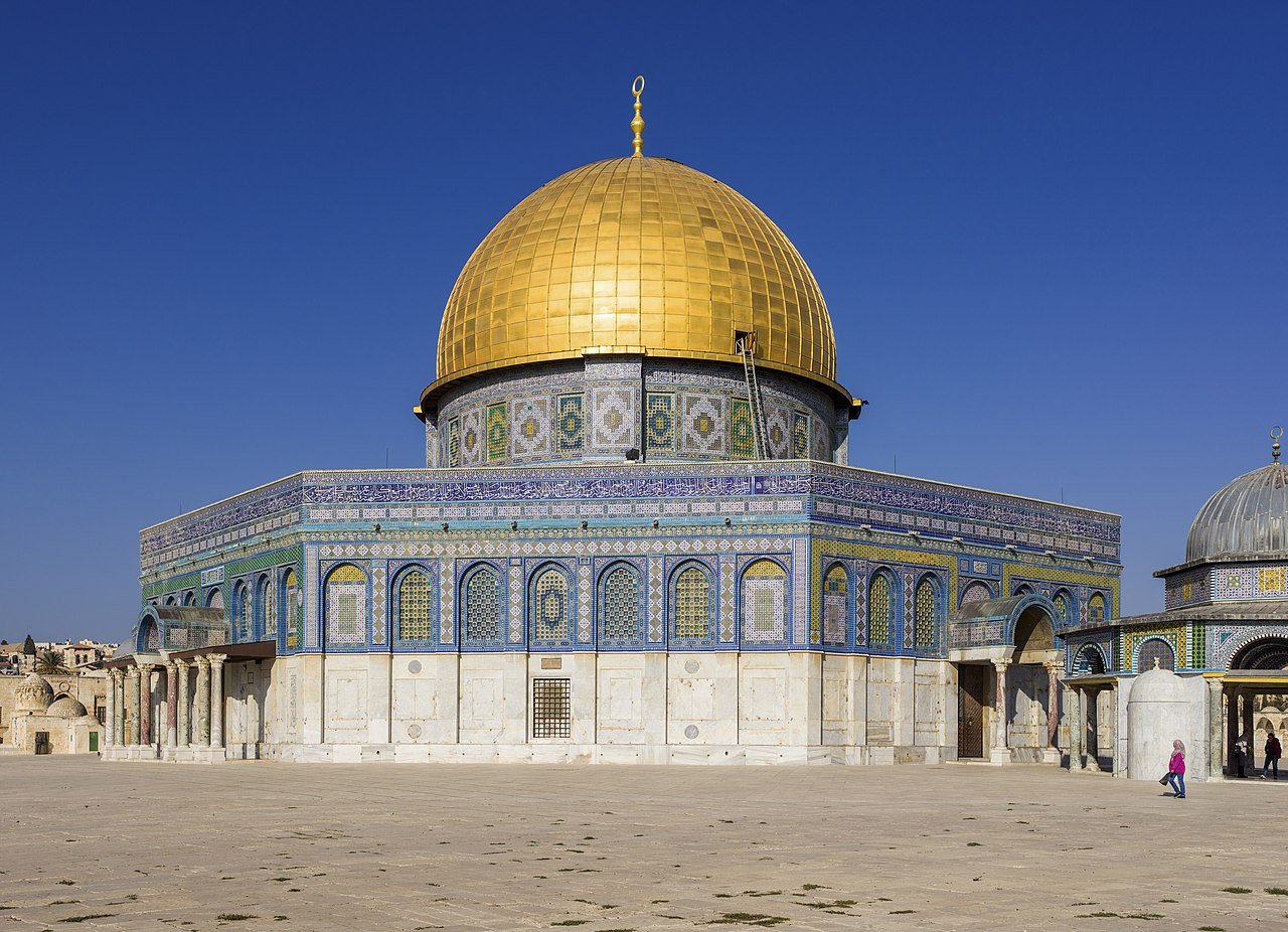 O Domo da Rocha é um local sagrado para os muçulmanos, em Jerusalém (Imagem: Wikimedia Commons)