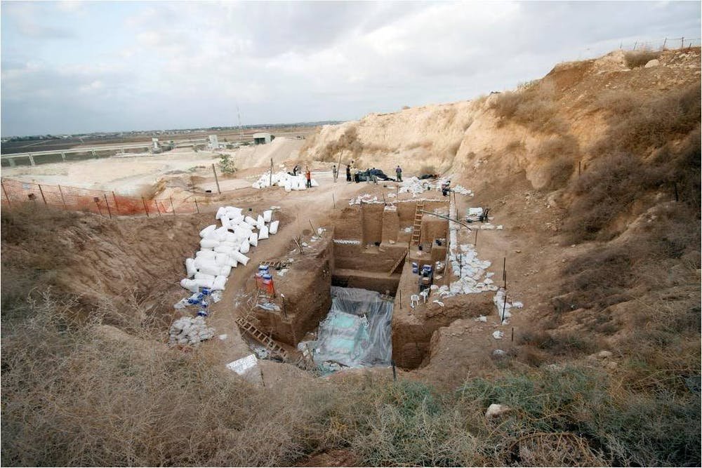 Escavações foram realizadas na região central de Israel (Imagem: The Conversation)