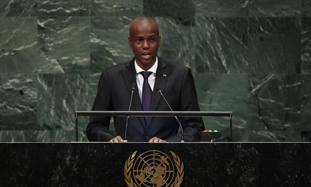 No dia 7 de julho de 2021,  mais um presidente foi assassinado. Jovenel Moïse, foi presidente do Haiti desde 2017 até a data da sua morte. (Fonte: ONU/Reproudção)