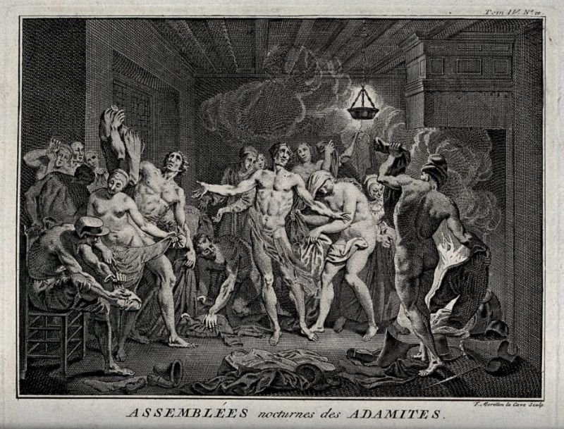 Assembleia Noturna dos Adamistas (Fonte: Wikimedia Commons)