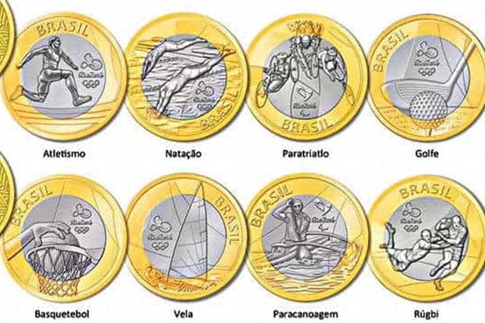 Descubra o quanto valem as moedas das Olimpíadas de 2016