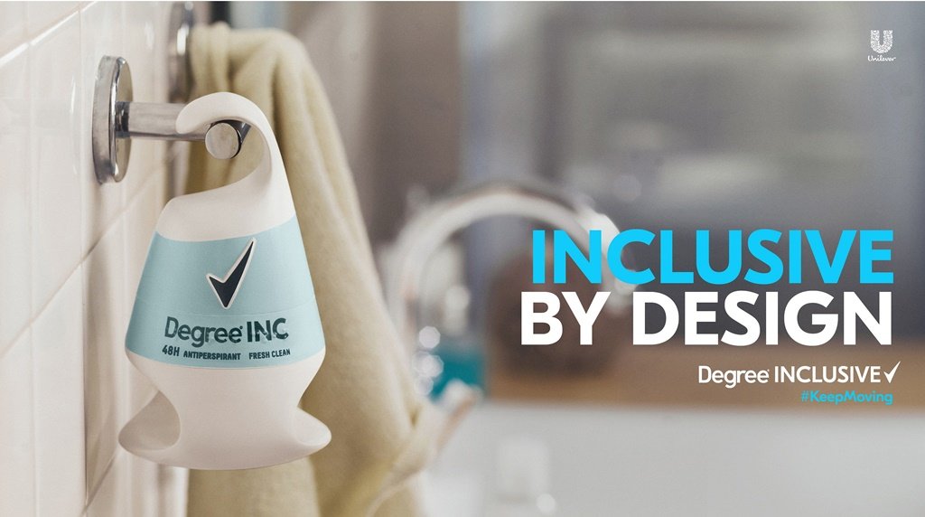 Lançado recentemente, o novo desodorante da Unilever é um bom exemplo de produto inclusivo. (Fonte: Unilever/Divulgação)