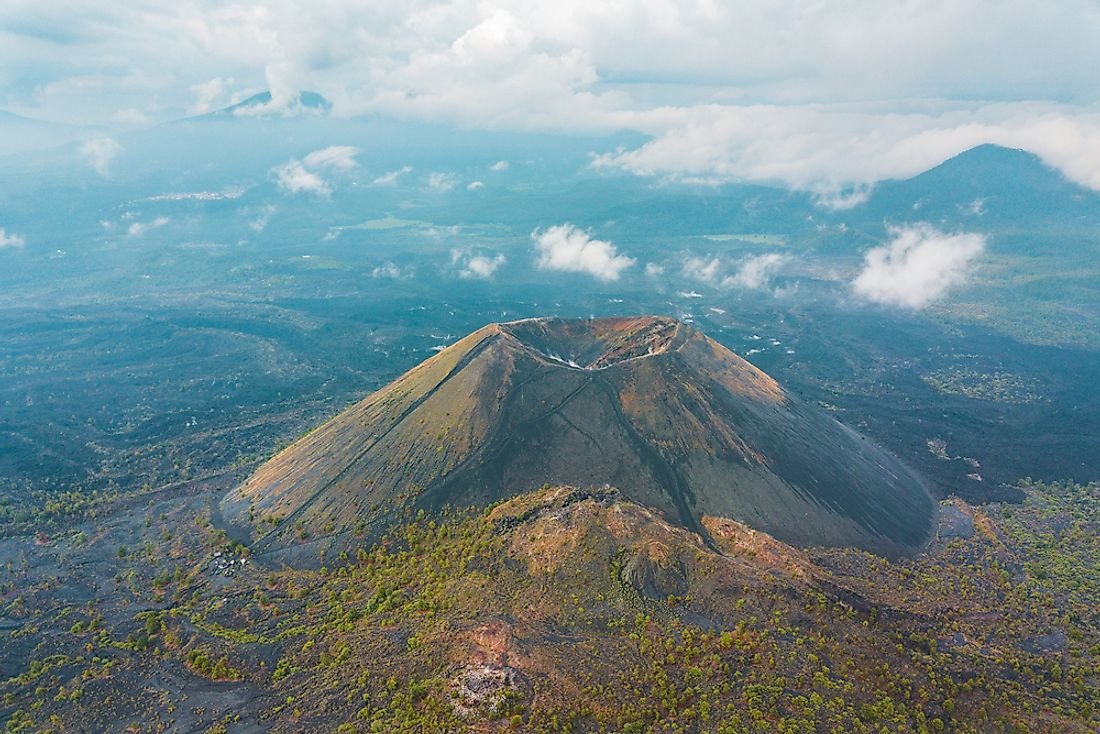 Vulcão Paricutín. (Fonte: World Atlas/Reprodução)