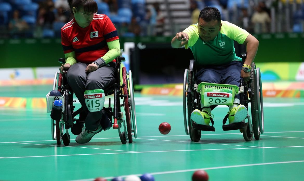 A bocha é um dos dois esportes que só existem nas Paralimpíadas (Imagem: Agência Brasil/Reprodução)