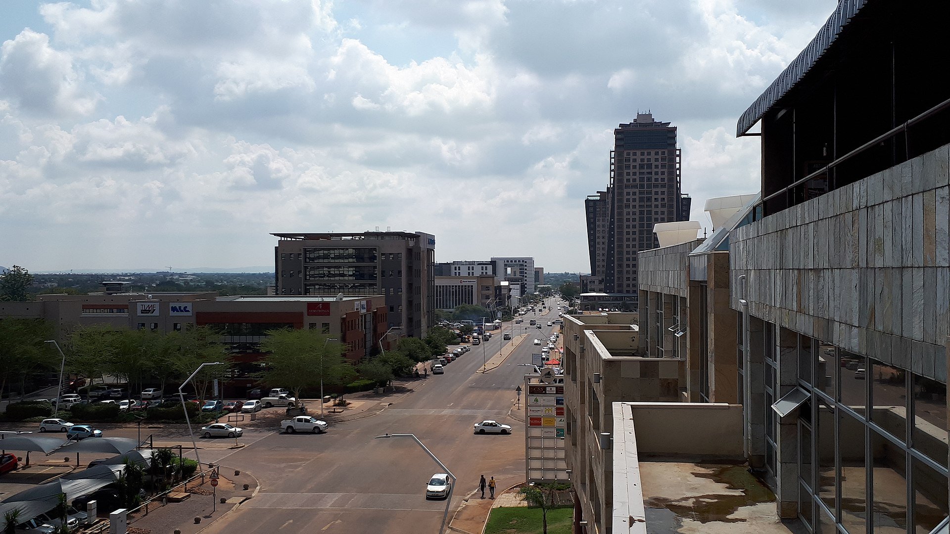 Gaborone, a capital de Botsuana (Imagem: Wikimedia Commons)