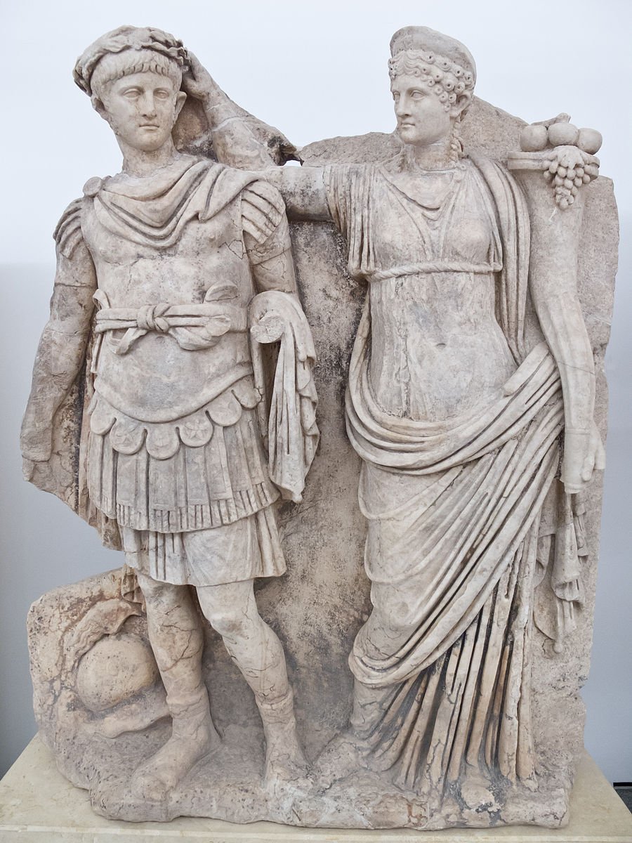 Agripina e Nero. (Fonte: Inaburra Senior Library/ Reprodução)