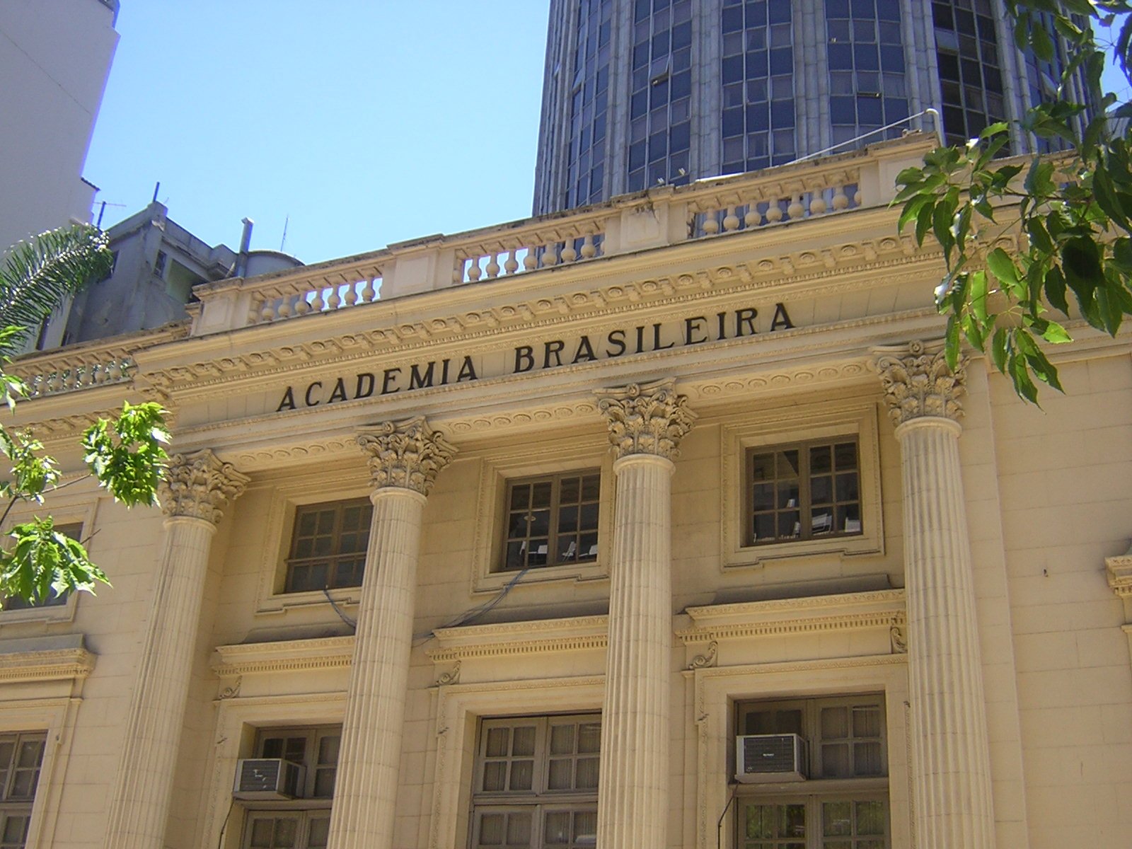 Sede da Academia Brasileira de Letras no Rio de Janeiro. (Fonte: Wikimedia Commons/Reprodução)