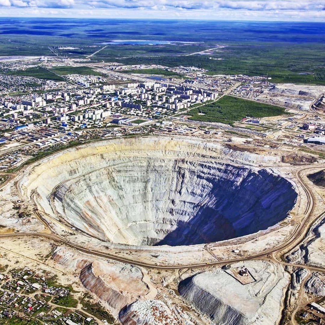 Como funciona uma mina de diamantes?