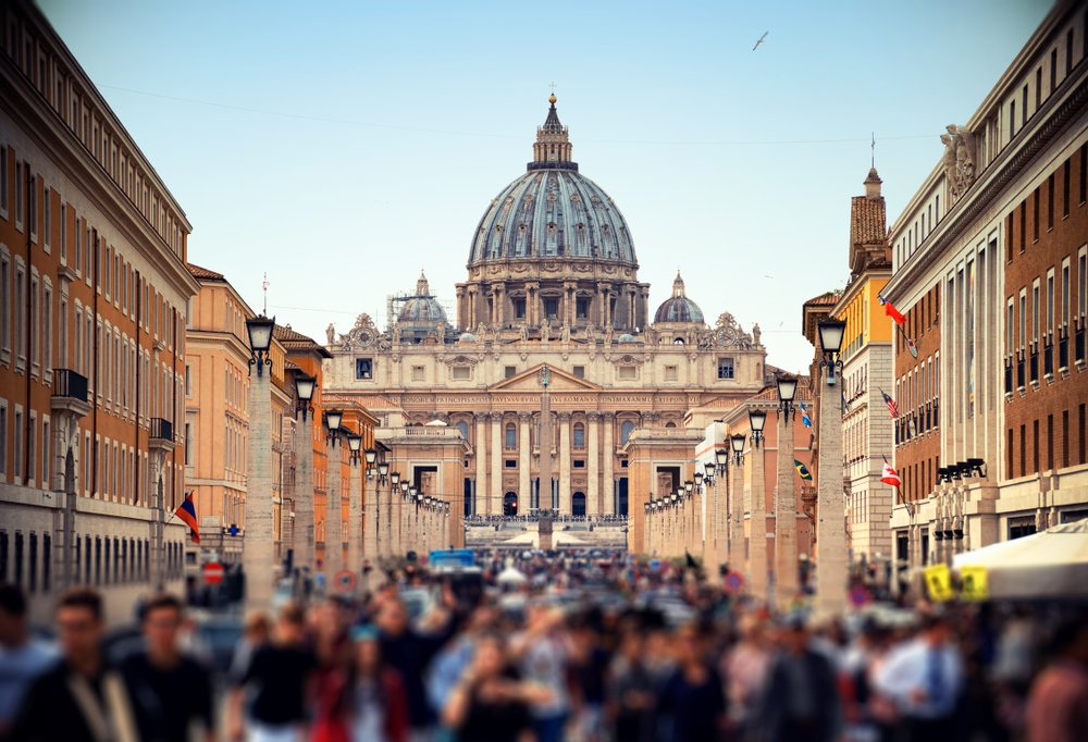 Basílica de São Pedro, em Roma. Imagem: Shutterstock