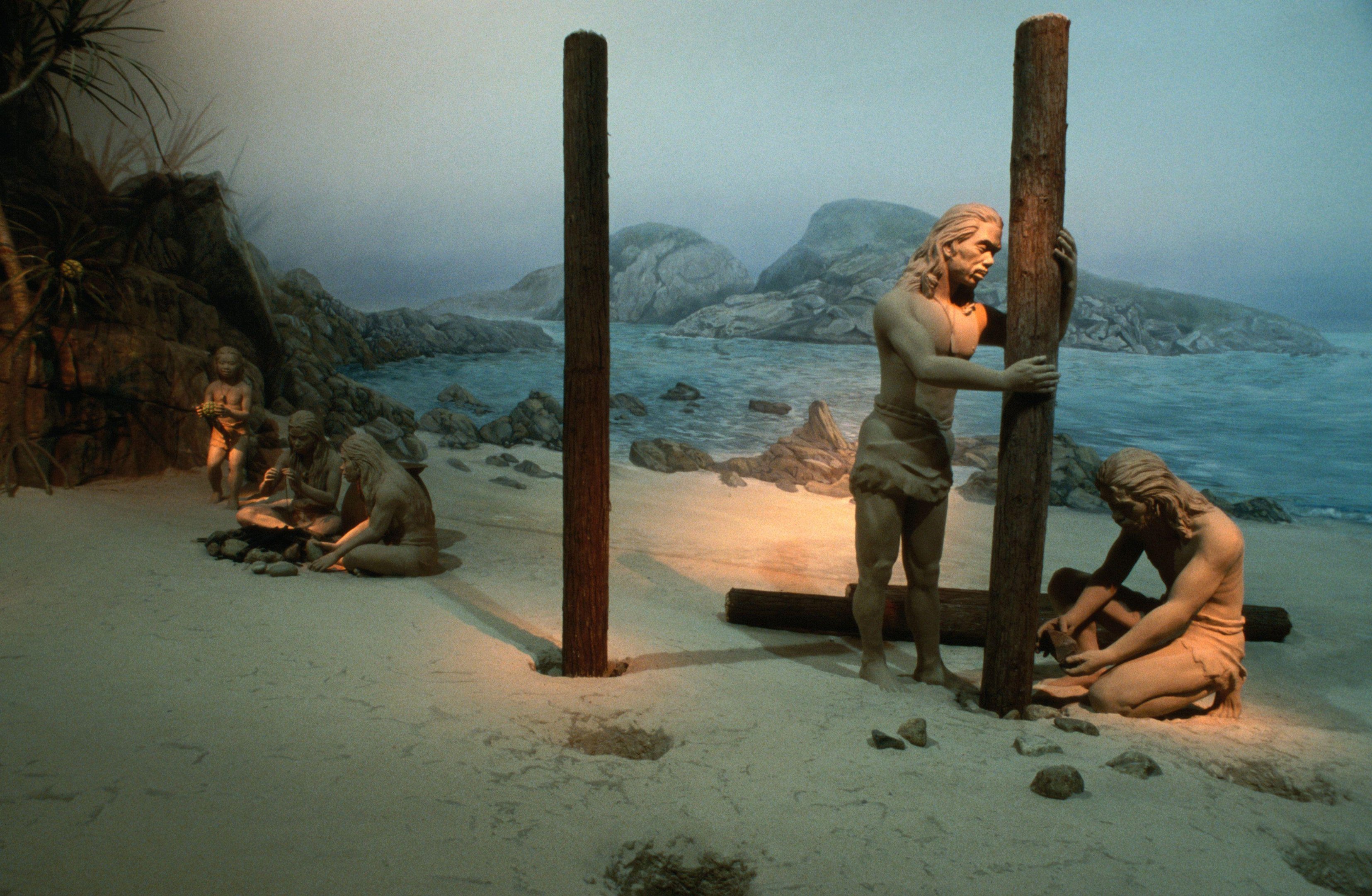 Com as mãos livres, os hominínios poderiam construir ferramentas para uso no cotidiano. (Fonte: Getty Images)